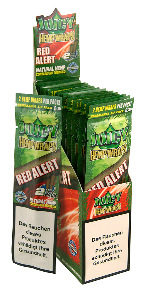 Juicy Jays Hemp Wrap Red Alert 2er Pack Detail